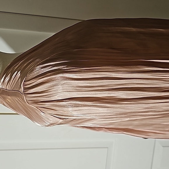 Elie Tahari NWT pink champagne color, size small button-down. Shinny fab… - Picture 5 of 12